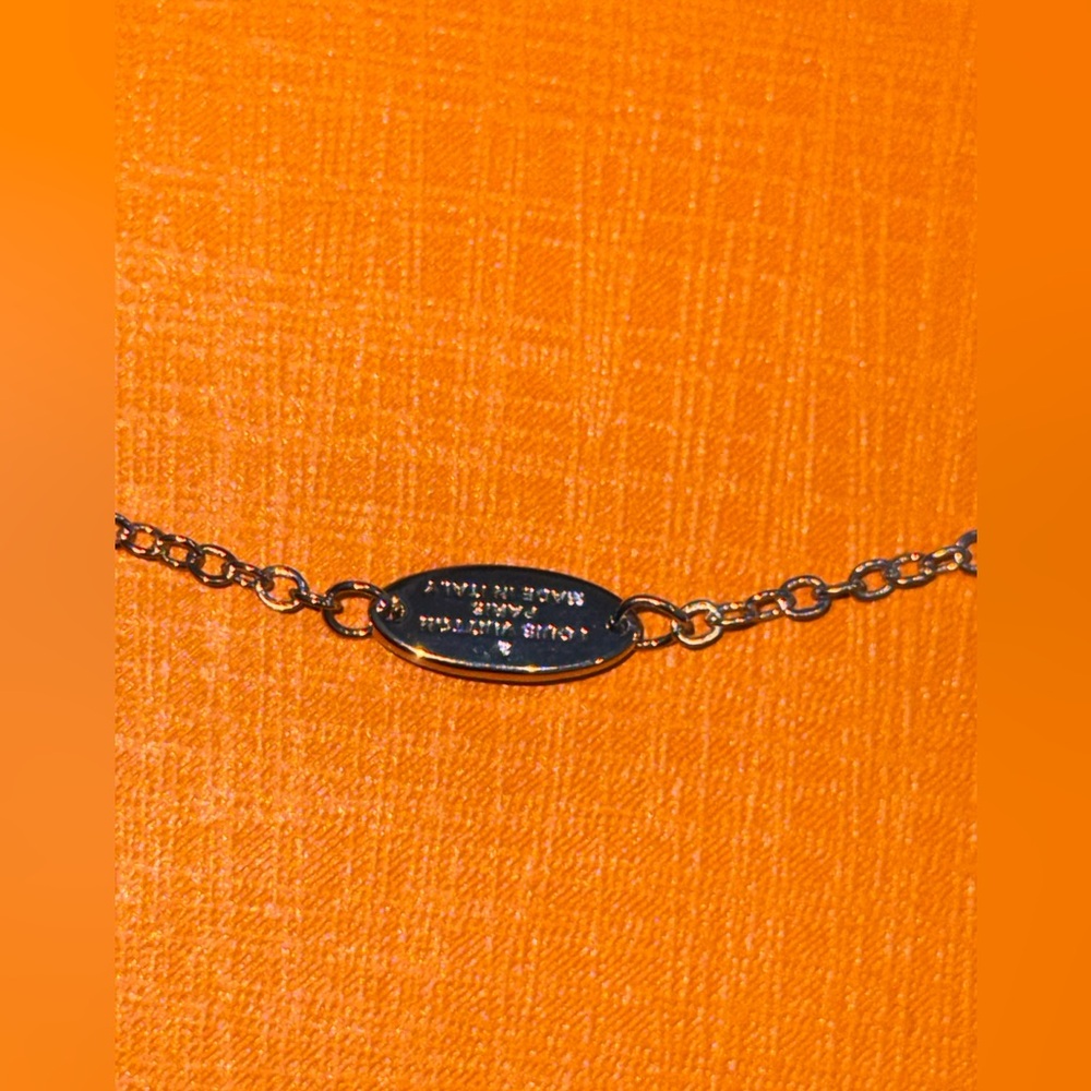 14k white gold vermeil custom designed necklace, holiday gift for her, best gift - Picture 4 of 7